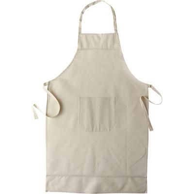 Branded Promotional APRON in Khaki Apron From Concept Incentives.