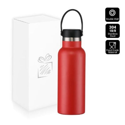 Branded Promotional NORDIC THERMAL BOTTLE in Red from Concept Incentives