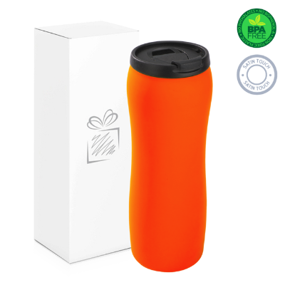 Branded Promotional COLORISSIMO THERMAL MUG in Orange from Concept Incentives