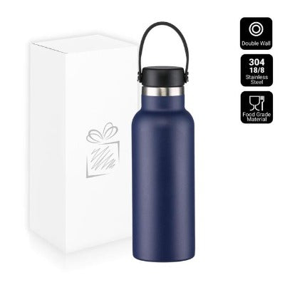 Branded Promotional NORDIC THERMAL BOTTLE in Blue from Concept Incentives