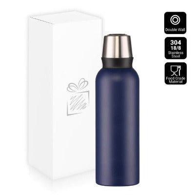 Branded Promotional NORDIC STEEL VACUUM THERMOS FLASK from Concept Incentives