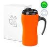 Branded Promotional COLORISSIMO THERMAL MUG WITH HANDLE in Orange from Concept Incentives