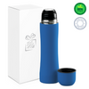 Branded Promotional COLORISSIMO THERMOS FLASK in Blue from Concept Incentives
