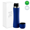 Branded Promotional COLORISSIMO THERMOS FLASK in Navy Blue from Concept Incentives