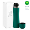 Branded Promotional COLORISSIMO THERMOS FLASK in Green from Concept Incentives