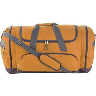 Branded Promotional SPORTS TRAVEL BAG in Orange Bag From Concept Incentives.