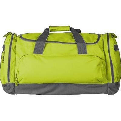 Branded Promotional SPORTS TRAVEL BAG in Bright Yellow Bag From Concept Incentives.
