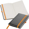 Branded Promotional TRENDY A6 NOTE BOOK in Orange Note Pad From Concept Incentives.