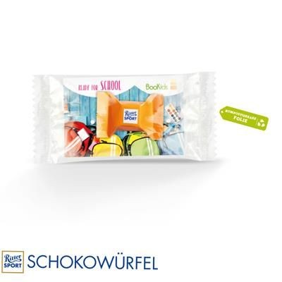 Branded Promotional ADVERTISING MEDIUM RITTER SPORTS CHOCOLATE CUBES Chocolate From Concept Incentives.