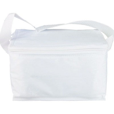 Branded Promotional ASPEN CAN COOL BAG in White Cool Bag From Concept Incentives.