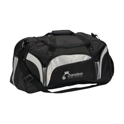 Branded Promotional SPORTS PACKER TRAVEL BAG in Black Bag From Concept Incentives.