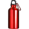 Branded Promotional 400ML ALUMINIUM METAL SPORTS DRINK BOTTLE in Red Sports Drink Bottle From Concept Incentives.