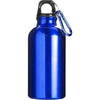 Branded Promotional 400ML ALUMINIUM METAL SPORTS DRINK BOTTLE in Cobalt Blue Sports Drink Bottle From Concept Incentives.