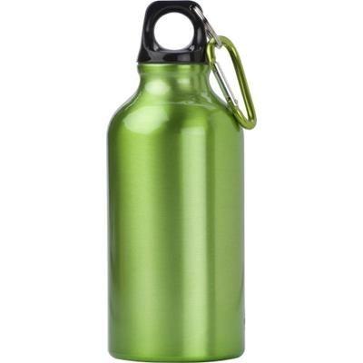 Branded Promotional 400ML ALUMINIUM METAL SPORTS DRINK BOTTLE in Pale Green Sports Drink Bottle From Concept Incentives.