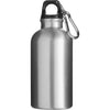 Branded Promotional 400ML ALUMINIUM METAL SPORTS DRINK BOTTLE in Silver Sports Drink Bottle From Concept Incentives.