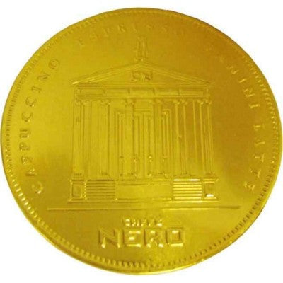 Branded Promotional CHOCOLATE COIN in Gold Foil Chocolate From Concept Incentives.