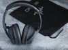 Branded Promotional SILENCE ANC HEADPHONES in Black Earphones From Concept Incentives.
