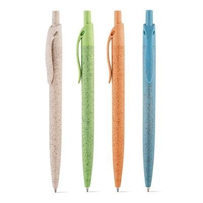 Branded Promotional CAMILA WHEAT STRAW FIBER AND ABS BALL PEN  From Concept Incentives.