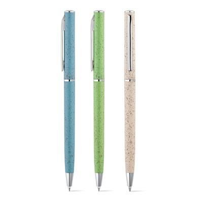 Branded Promotional DEVIN WHEAT STRAW FIBER AND ABS BALL PEN  From Concept Incentives.