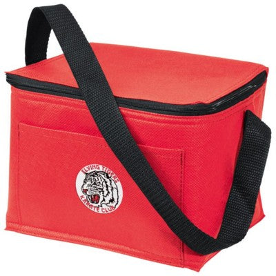 Branded Promotional ARVIKA COOL BAG in Red Cool Bag From Concept Incentives.