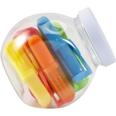 Branded Promotional JAR with Highlighters Highlighter Set From Concept Incentives.
