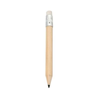 Branded Promotional SHARPENED MINI PENCIL with Eraser Pencil From Concept Incentives.