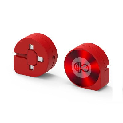 Branded Promotional RETRACTABLE 3-IN-1 CABLE with Phone Stand Cable From Concept Incentives.