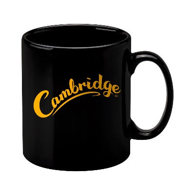 Branded Promotional CAMBRIDGE MUG in Grey Mug From Concept Incentives.