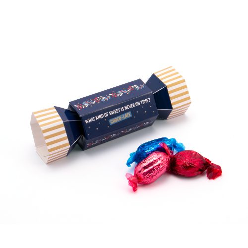 Branded Promotional ECO XMAS TREAT CRACKER with Celebrations from Concept Incentives