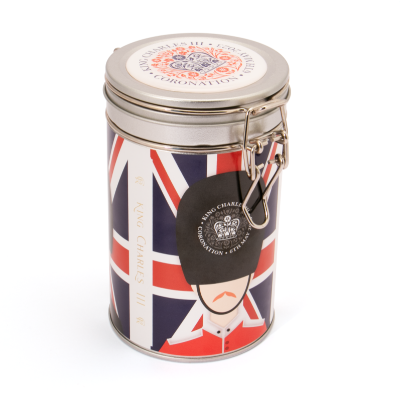 Branded Promotional CORONATION SHORTBREAD FLIP TOP TIN Biscuits from Concept Incentives