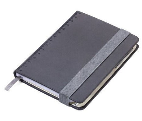 Branded Promotional TROIKA SLIM PAD NOTE PAD DIN A6 in Yellow Jotter From Concept Incentives.