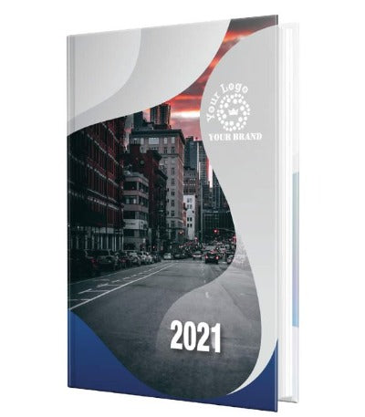 Branded Promotional COVERLUX DIARY A5 Diary from Concept Incentives