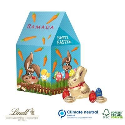 Branded Promotional LINDT CHOCOLATE LUXURY EASTER HOUSE Chocolate From Concept Incentives.