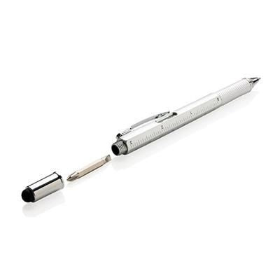 Branded Promotional 5-IN-1 ABS TOOLPEN MULTIFUNCTION PEN with Ruler  From Concept Incentives.