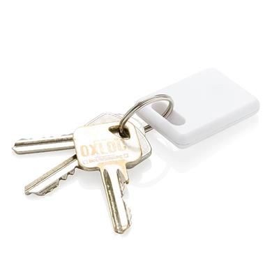 Branded Promotional SQUARE KEY FINDER 2,0 in White Technology From Concept Incentives.