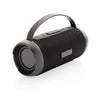 Branded Promotional SOUNDBOOM WATERPROOF 6W CORDLESS SPEAKER in Black From Concept Incentives.