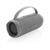 Branded Promotional SOUNDBOOM WATERPROOF 6W CORDLESS SPEAKER in Grey from Concept Incentives