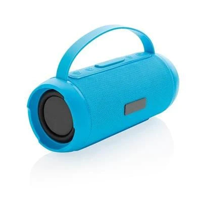 Branded Promotional SOUNDBOOM WATERPROOF 6W CORDLESS SPEAKER in Blue from Concept Incentives