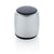 Branded Promotional MINI ALUMINUM CORDLESS SPEAKER in Silver Speakers From Concept Incentives.