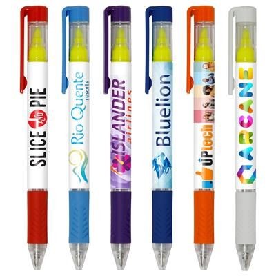 Branded Promotional BERGMAN BRIGHT HIGHLIGHTER PEN Highlighter Pen From Concept Incentives.
