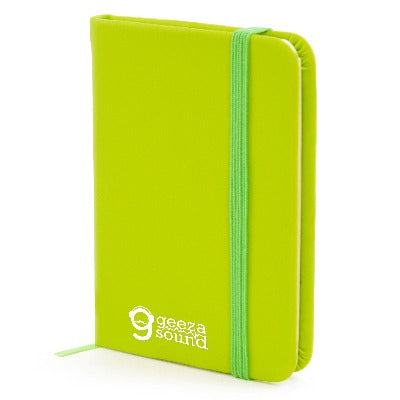 Branded Promotional A7 MOLE NOTEBOOK Jotter in Green From Concept Incentives.