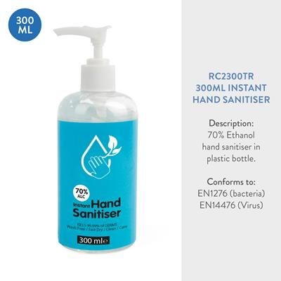 Branded Promotional 300ML HAND SANITISER Sanitiser From Concept Incentives.