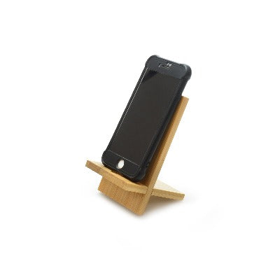 Branded Promotional BAMBOO PHONE STAND from Concept Incentives