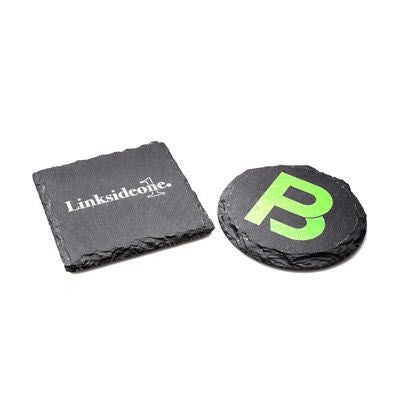 Branded Promotional SLATE COASTERS Coaster From Concept Incentives.