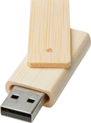 ROTATE BAMBOO USB FLASH DRIVE
