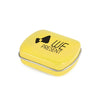 Branded Promotional MICRO MINTS TIN in Yellow From Concept Incentives.