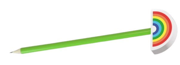 PENCIL WITH BESPOKE ERASER