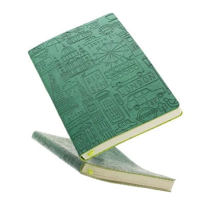 Branded Promotional INFUSION A5 DOUBLE FLEXI NOTE BOOK Notebook from Concept Incentives.