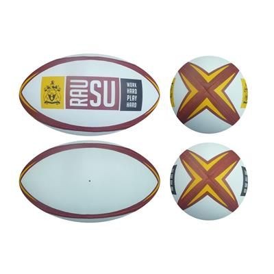 Branded Promotional SIZE 5 RUGBY BALL Rugby Ball From Concept Incentives.