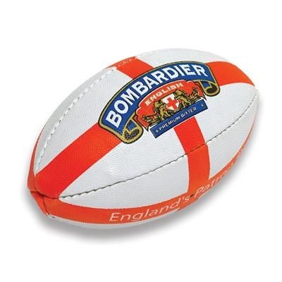 Branded Promotional PIMPLED GRAIN MINI RUGBY BALL Rugby Ball From Concept Incentives.